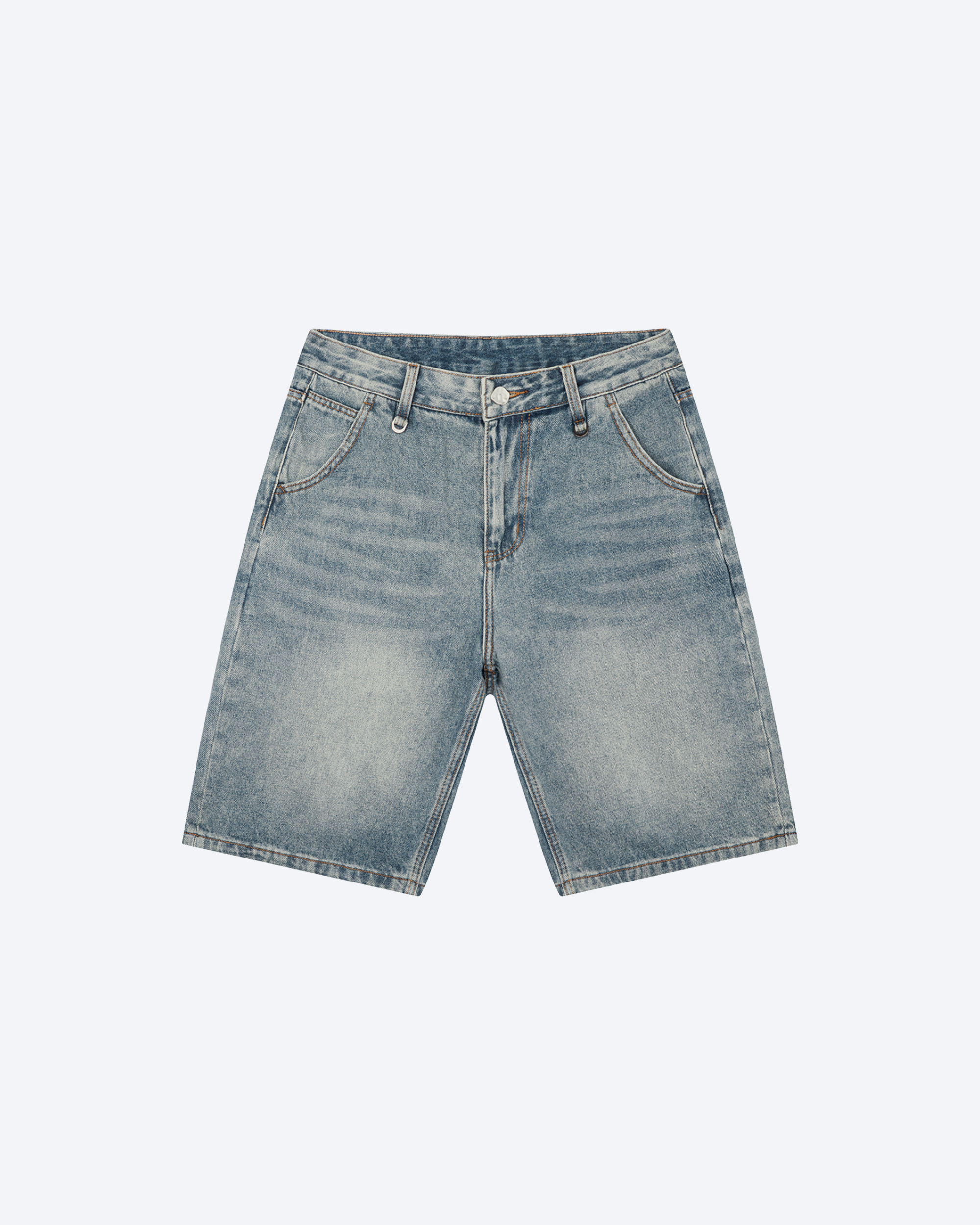 Faded Blue Denim Short
