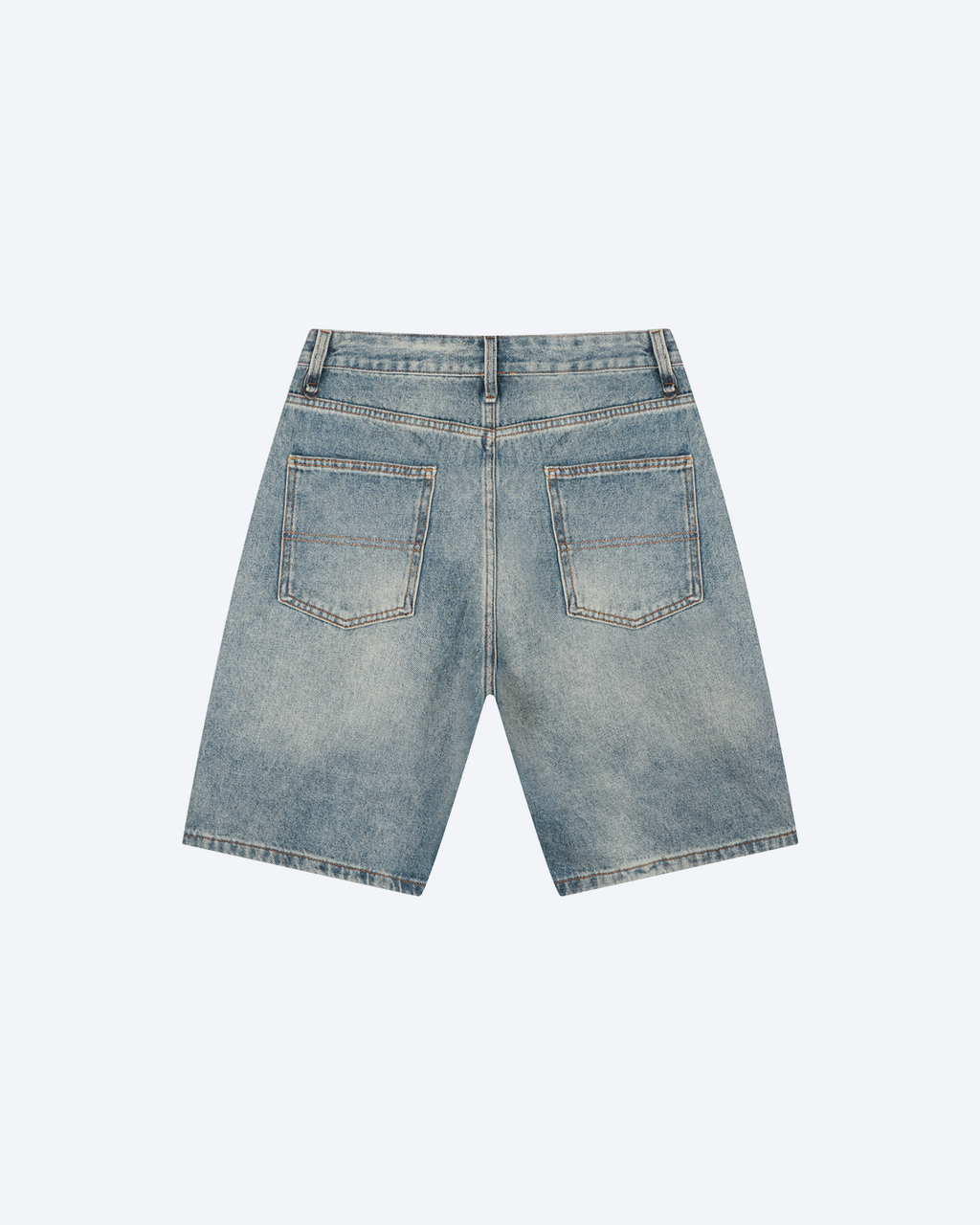 Faded Blue Denim Short