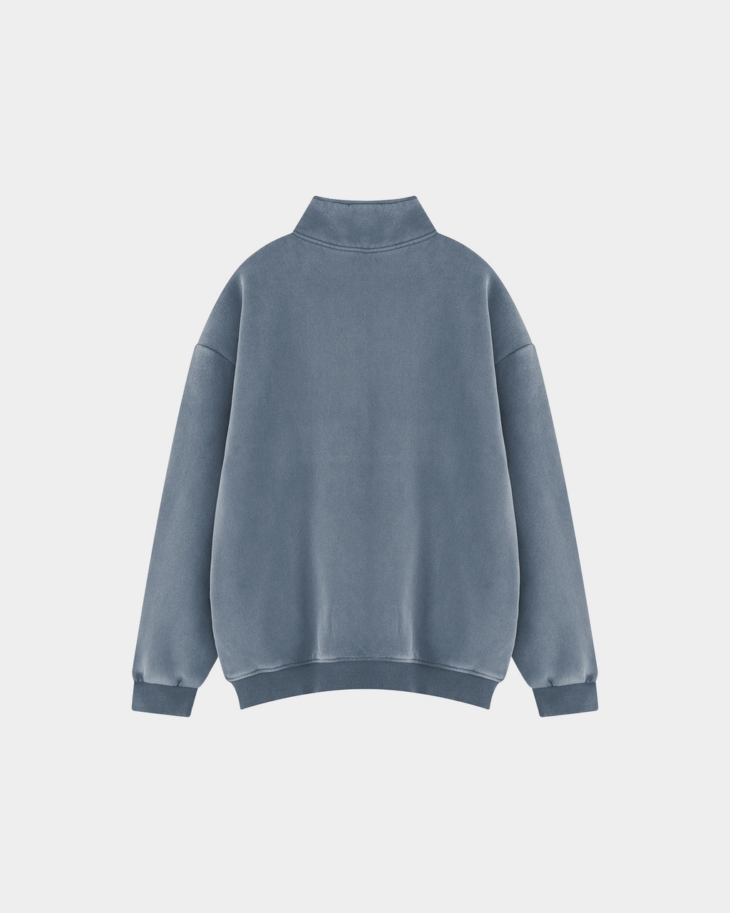 ODMPOD half-zip fleece pullover with stand collar, soft fabric, and relaxed fit, suitable for casual outdoor wear.
