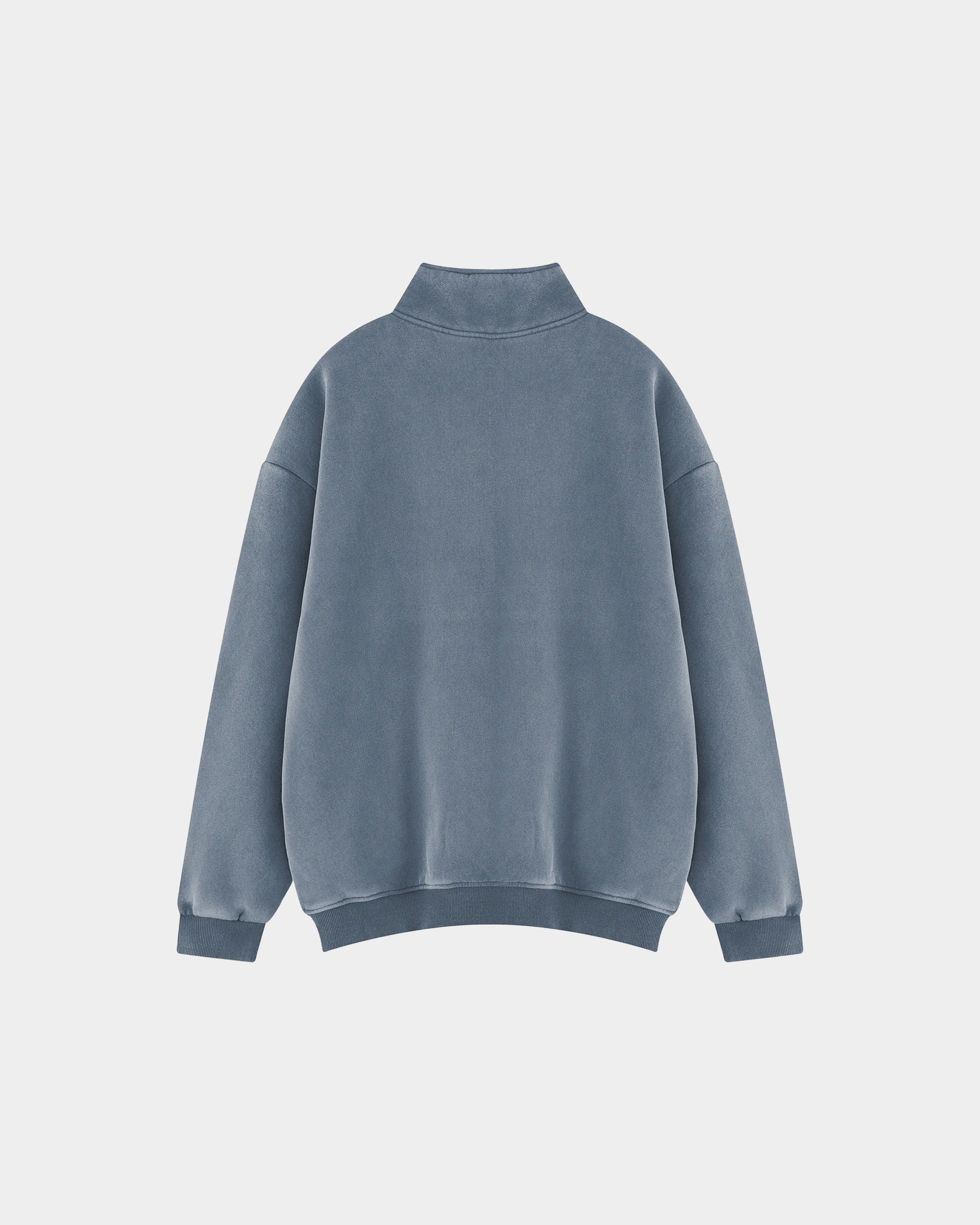 ODMPOD half-zip fleece pullover with stand collar, soft fabric, and relaxed fit, suitable for casual outdoor wear.