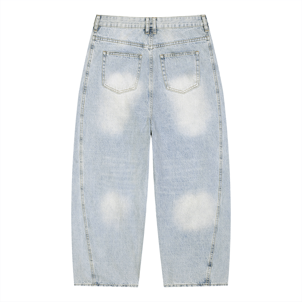 Sunfade Barrel Leg Denim
