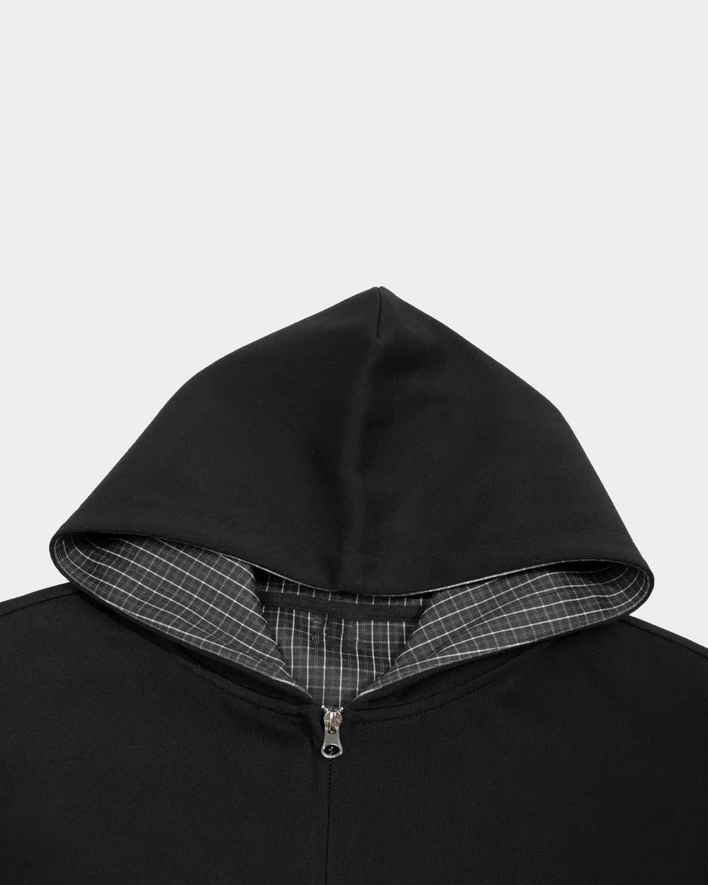 KAB Plaid-Lined Hoodie