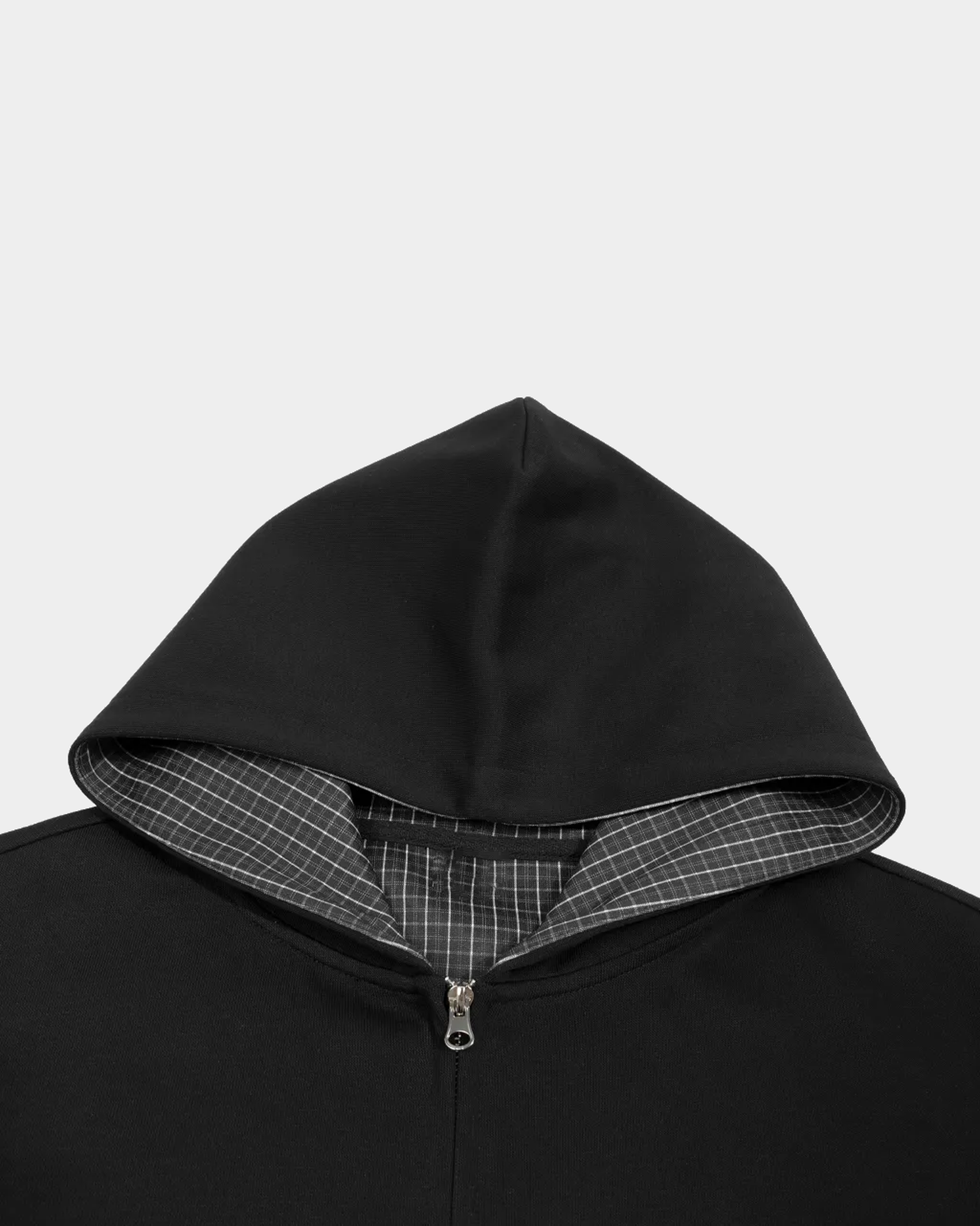 KAB Plaid-Lined Hoodie