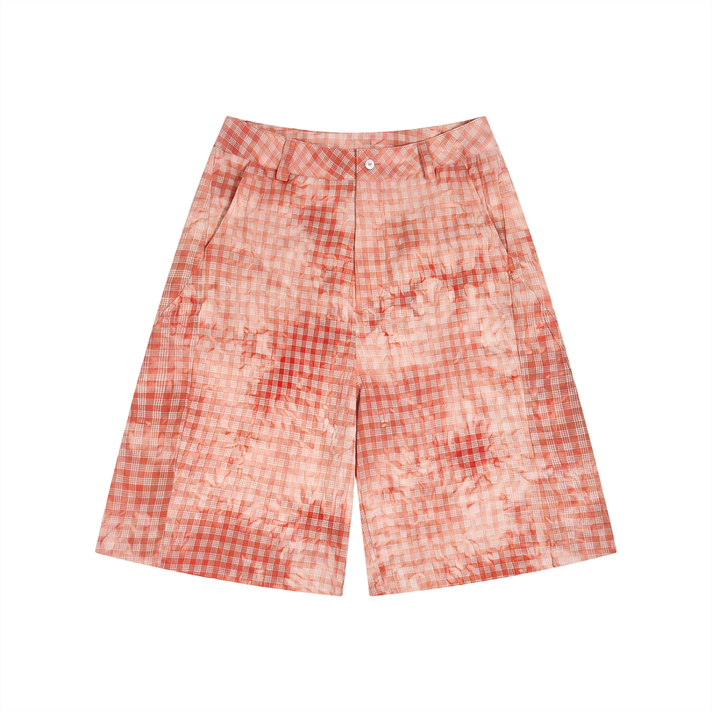 Terracotta Plaid Short