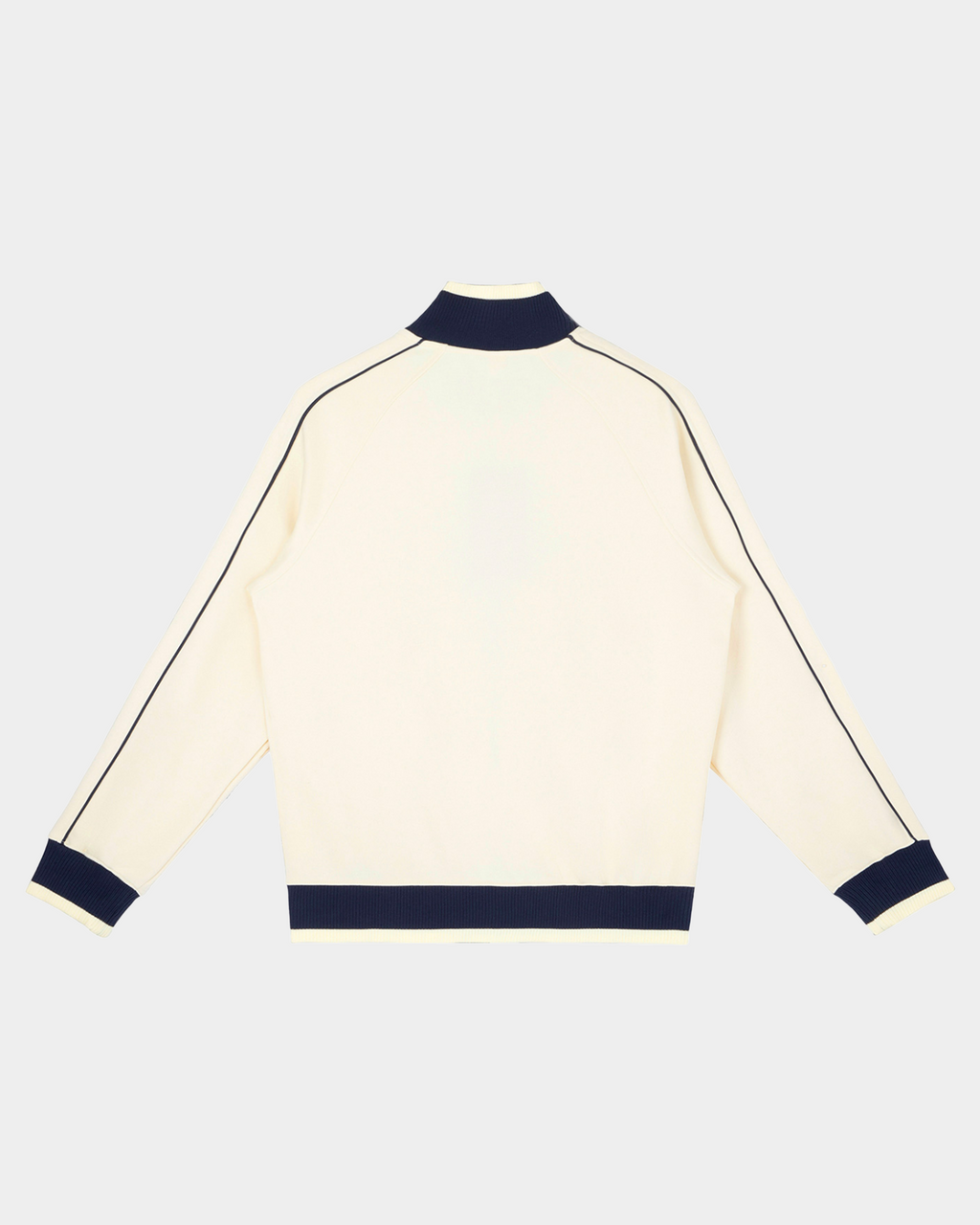 ODMPOD Home Blues Track Jacket showing blue and black fabric with a sporty design and zip-up front.