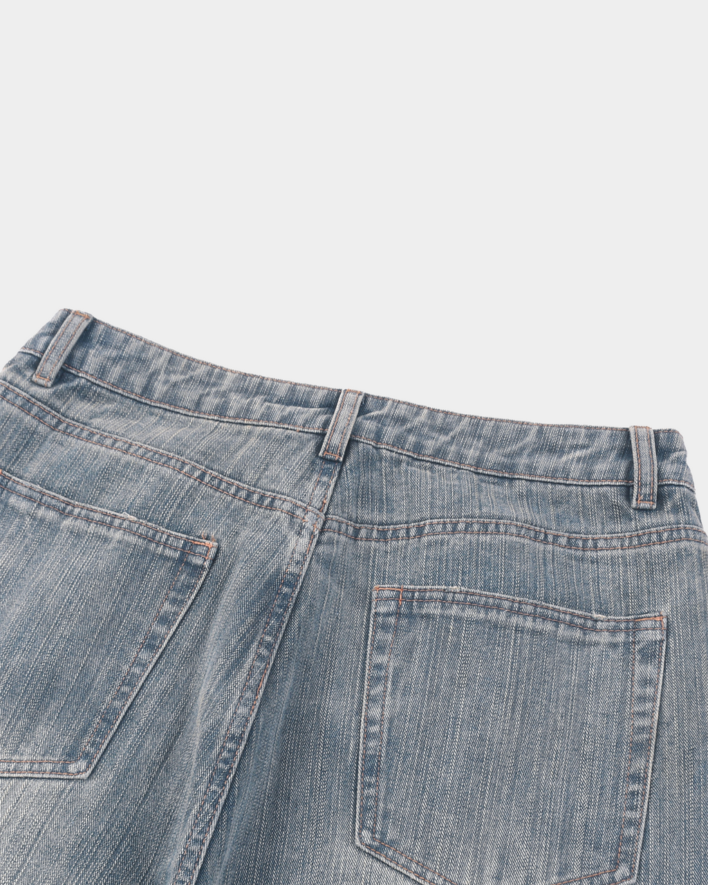 Kaleb A. Bearden Monogram Brushed Denim Pants featuring a stylish design and monogram detail on brushed denim fabric.