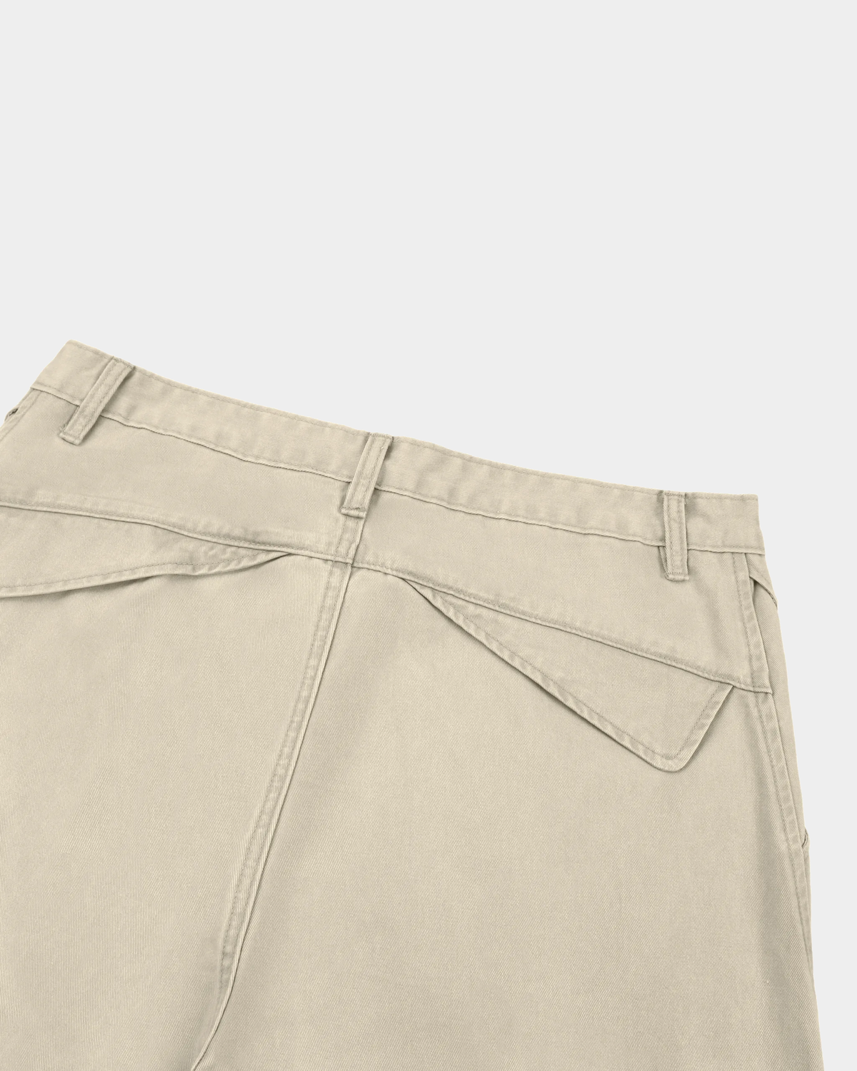 ODMPOD barrel leg trousers featuring a relaxed fit, high-rise waist, and tapered legs for a modern, stylish look.