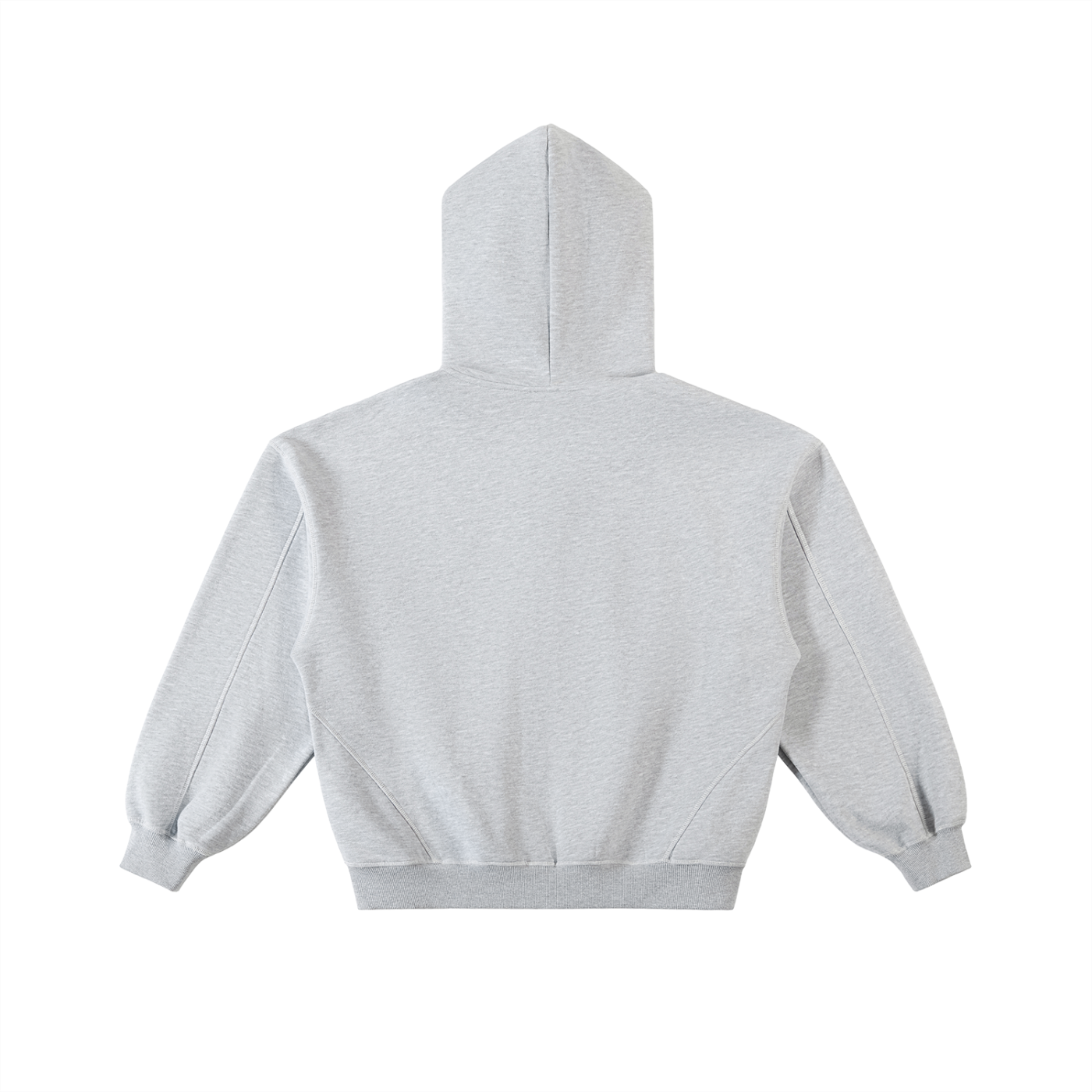ODMPOD Road Services fleece zip hoodie, gray with front pockets and full-length zipper, casual and warm for outdoor activities