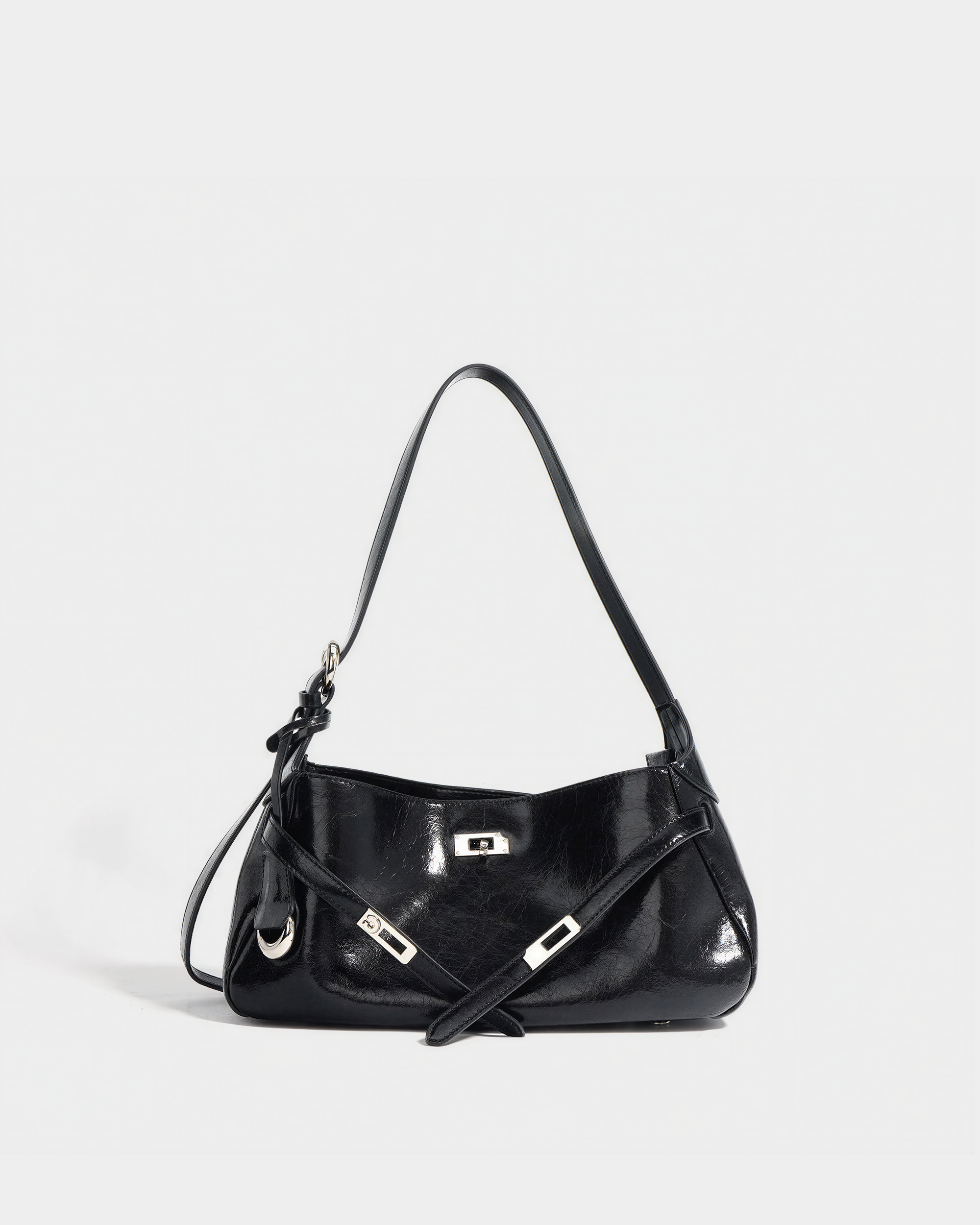 Calden Leather Shoulder Bag - VELMONTU