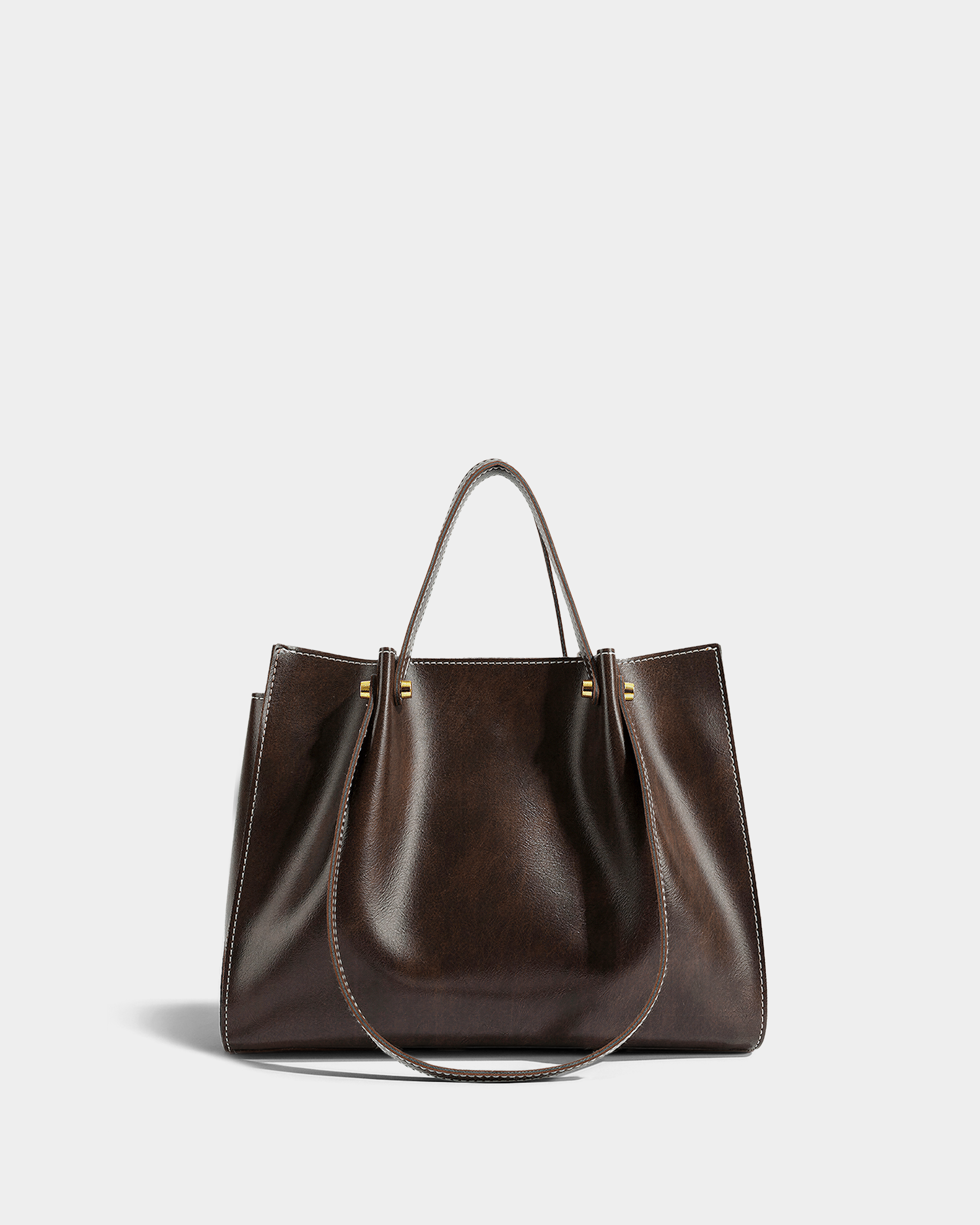 Hayden Leather Tote - VELMONTU