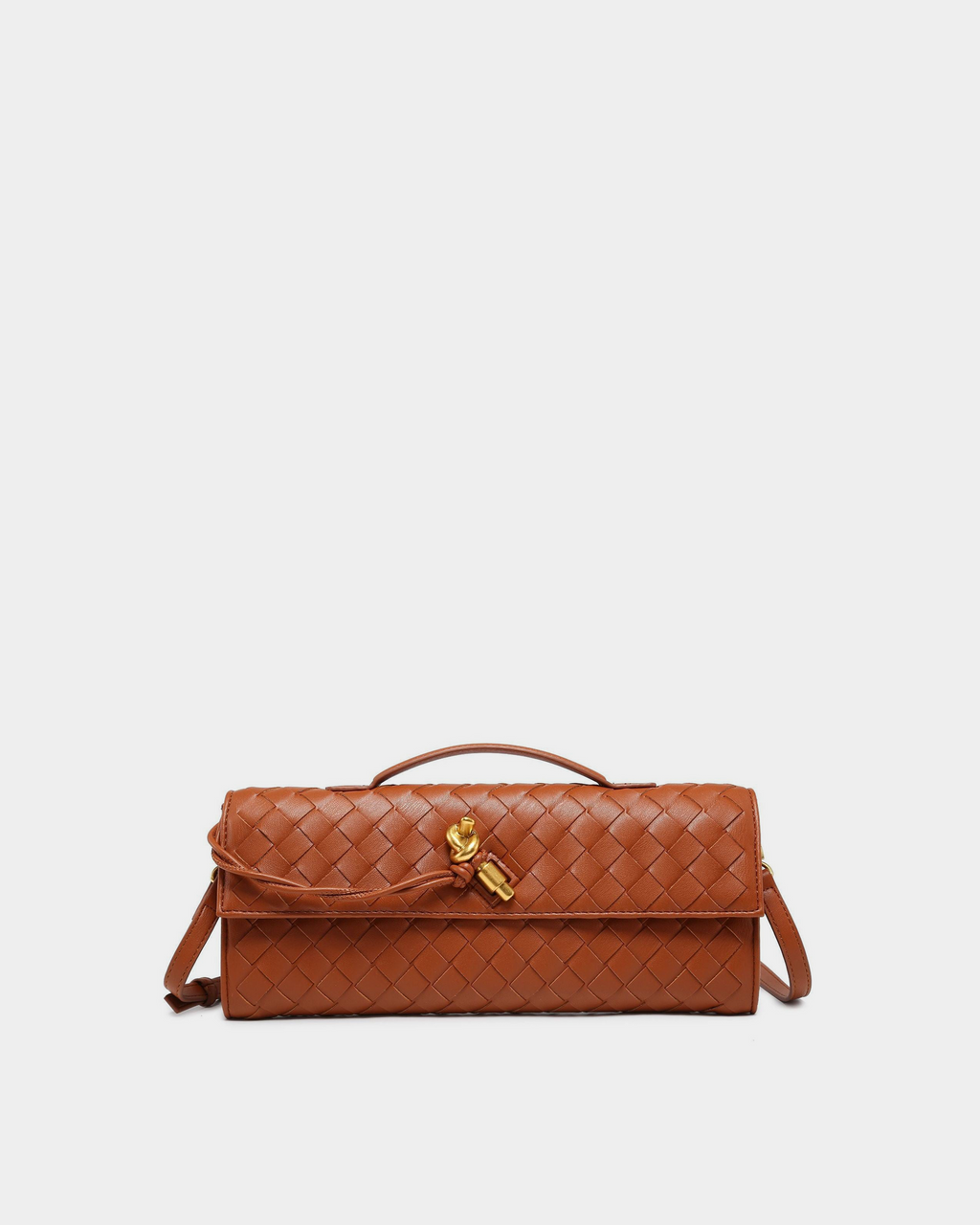 Ardell Woven Leather Satchel - VELMONTU