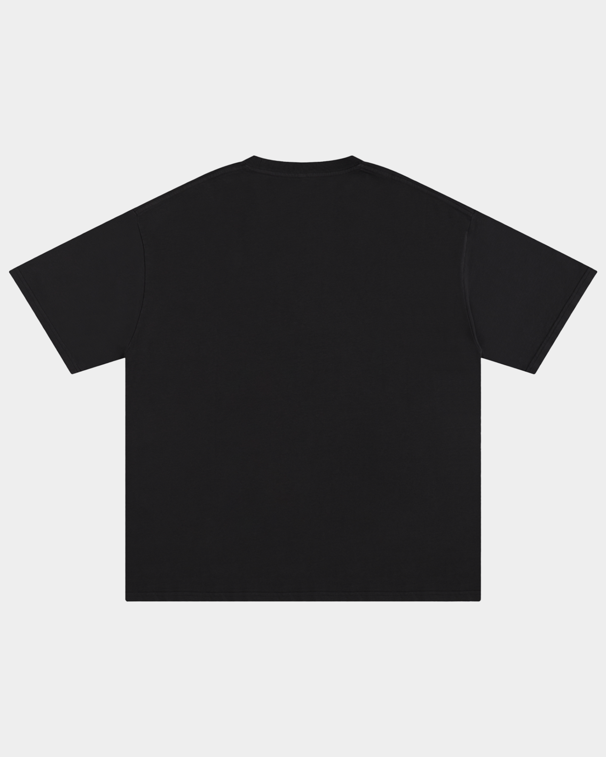 Kaleb A. Bearden Blakely House Tee, casual men's t-shirt with house graphic design, black color, front view.