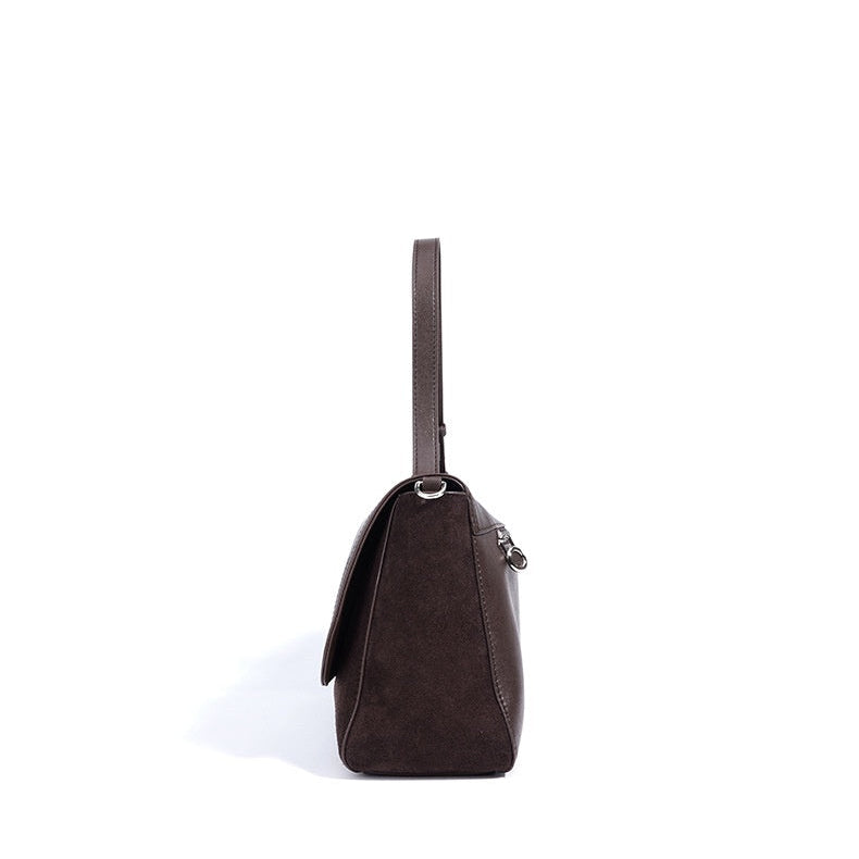 Zaria Leather Shoulder Bag - VELMONTU