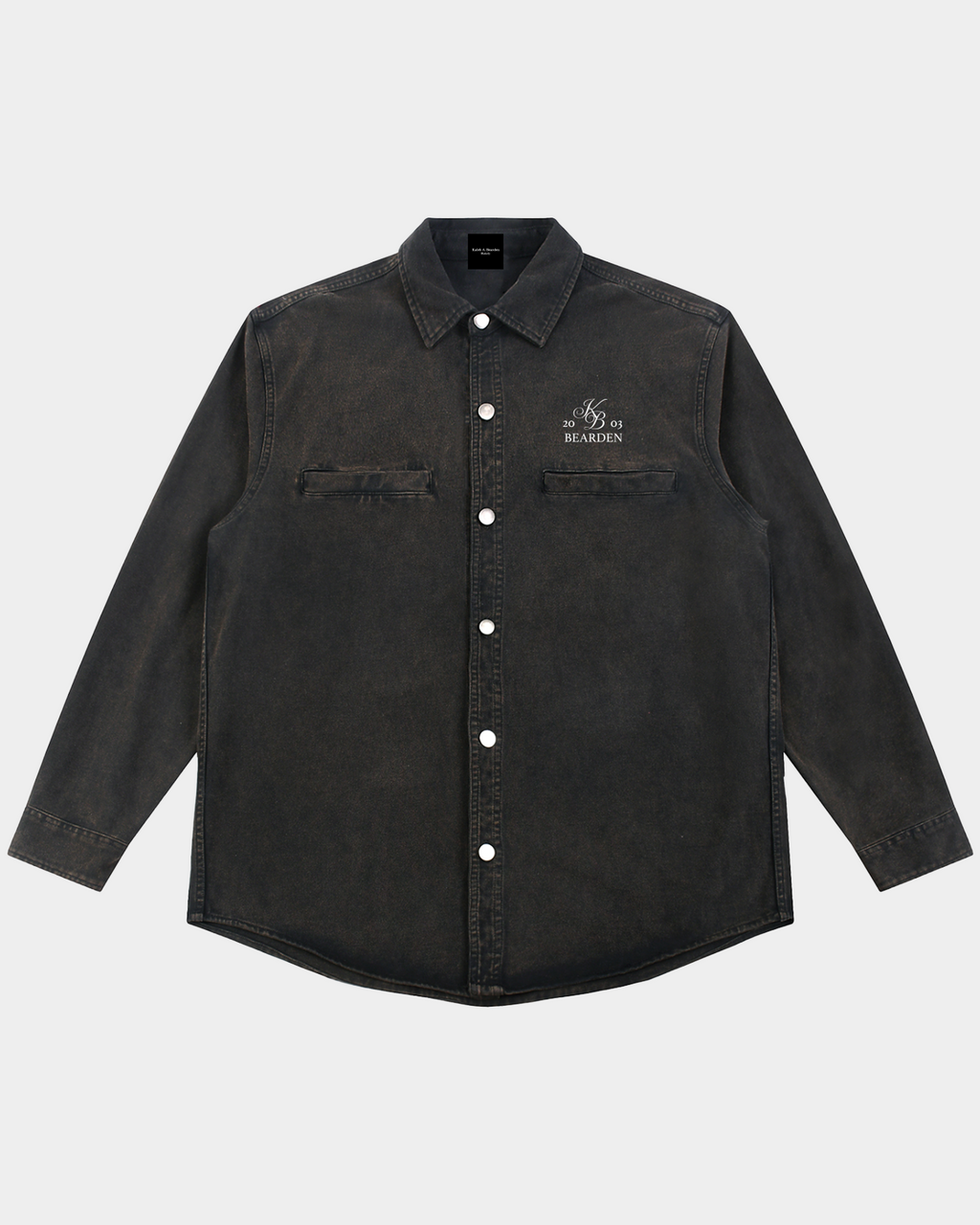 *Old Monogram Washed Denim Overshirt
