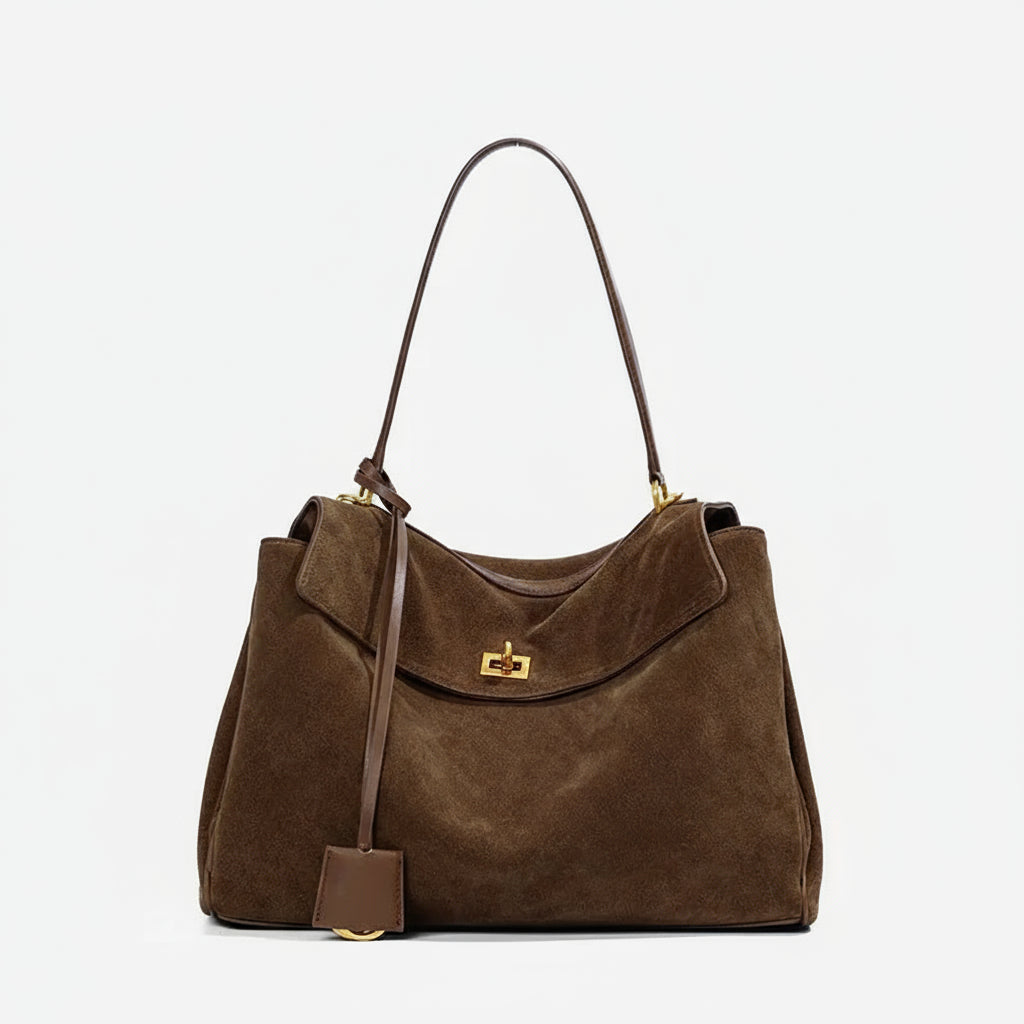 Suede "Root" Tote - VELMONTU
