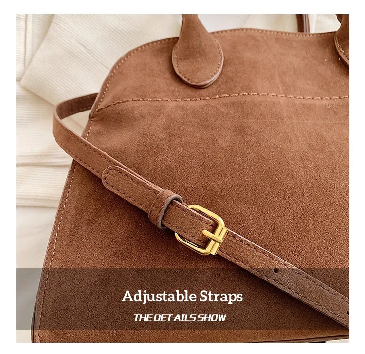 Suede Holloway Bag - VELMONTU