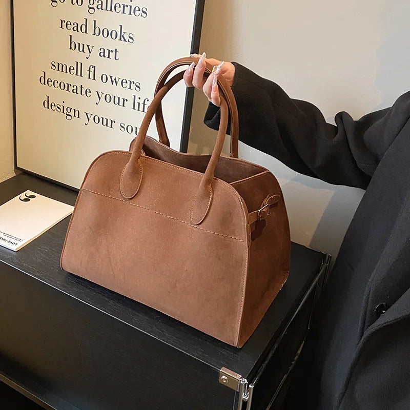 Suede Holloway Bag - VELMONTU