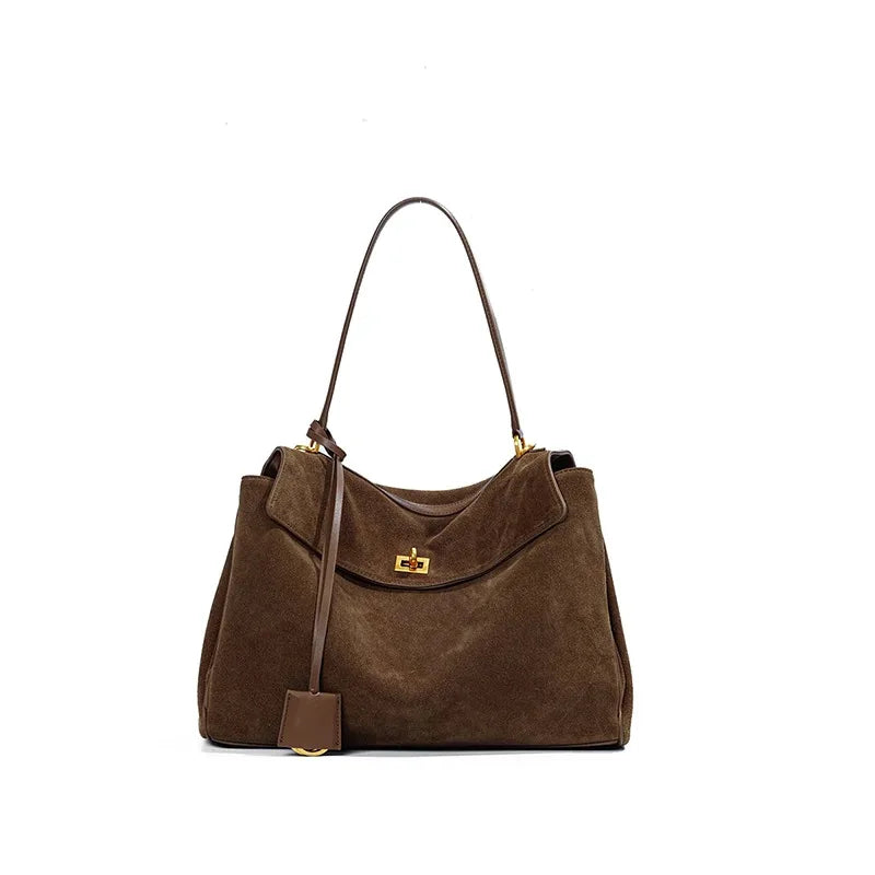 Suede "Root" Tote - VELMONTU
