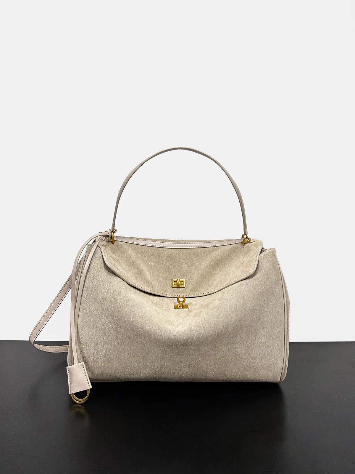 Suede "Root" Tote - VELMONTU