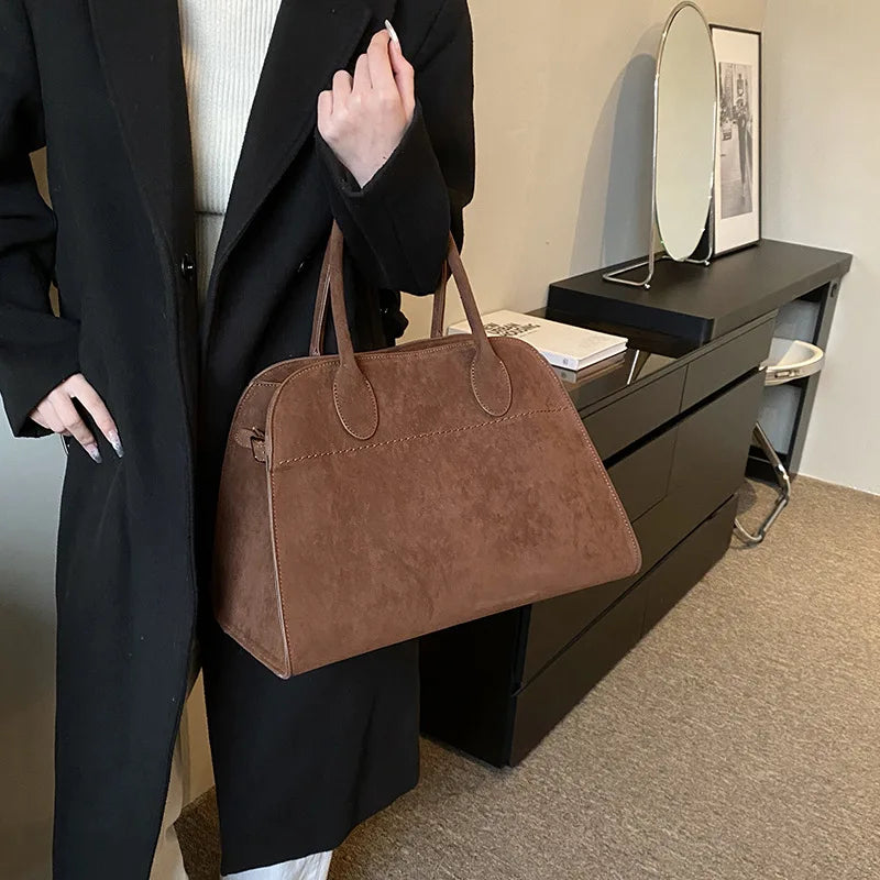 Suede Holloway Bag - VELMONTU