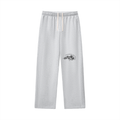 ODMPOD Road Services fleece sweatpant featuring a comfortable fit and printed logo on soft, cozy fabric for casual wear.