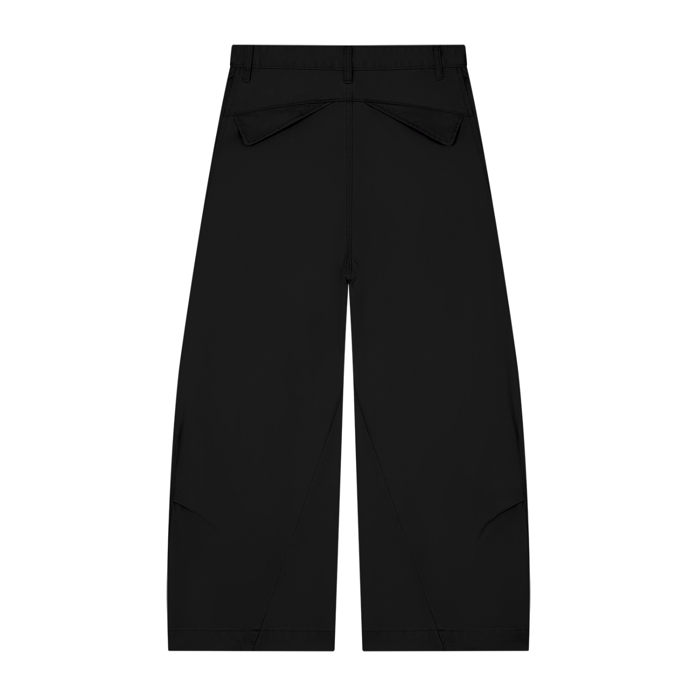 ODMPOD Barrel Leg Trouser in neutral fabric, featuring relaxed fit and tapered design for casual, stylish wear.