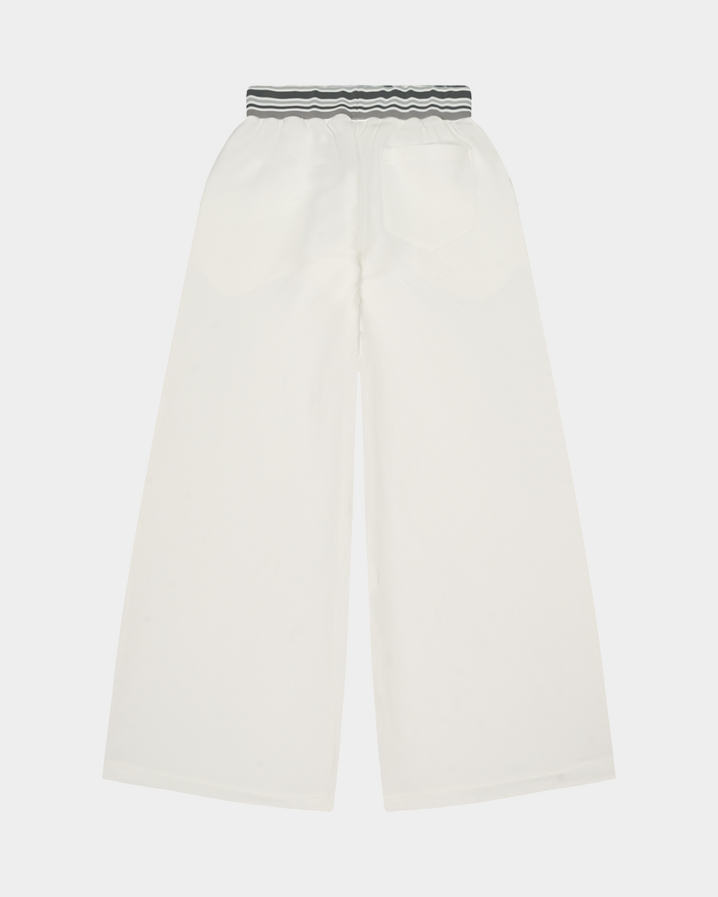 Striped Waist Wide Leg Pants