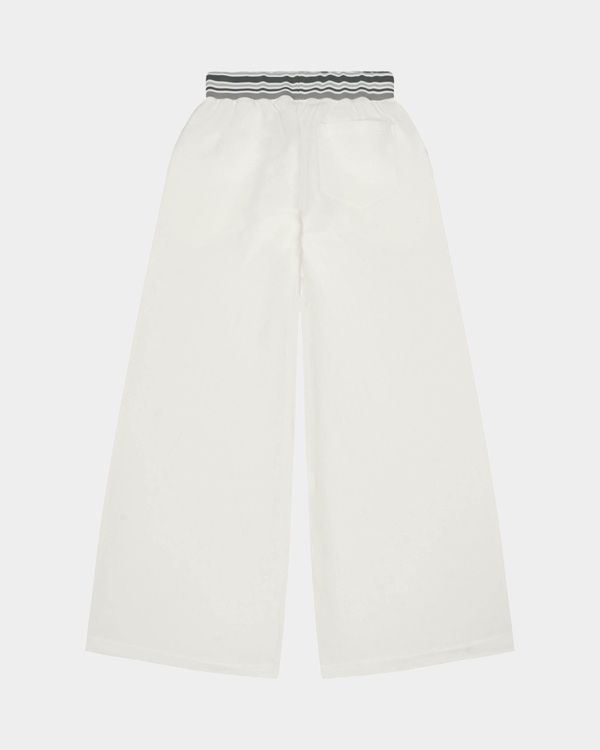 Striped Waist Wide Leg Pants