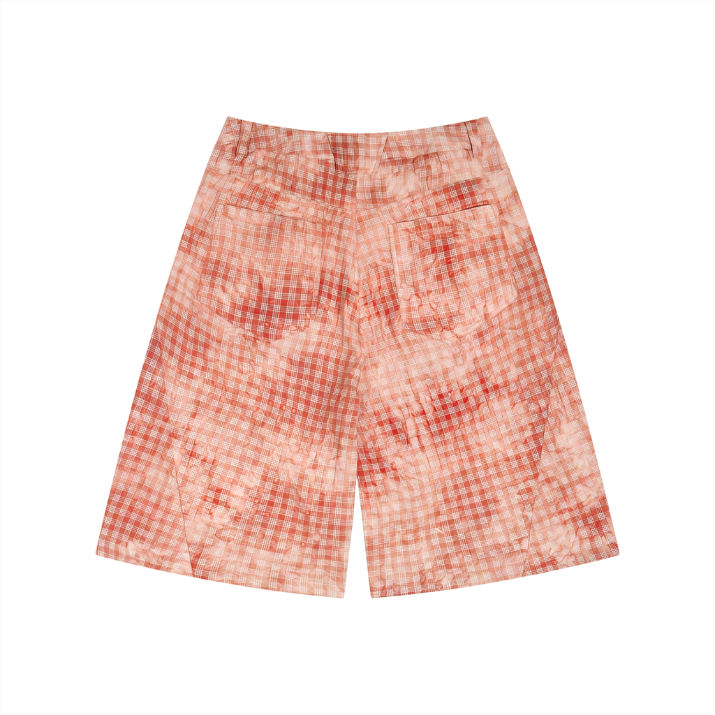 Terracotta Plaid Short