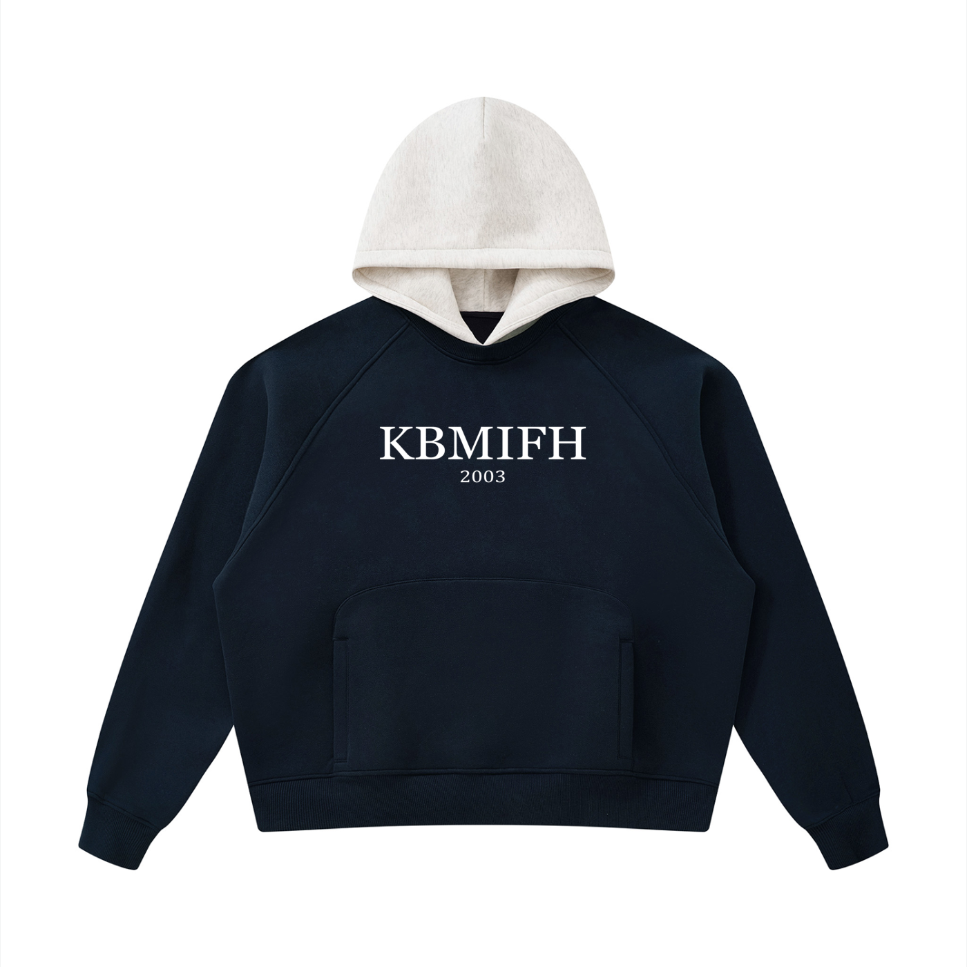 ODMPOD contrast hood pullover featuring a stylish design, with a hood, long sleeves, and a casual fit, perfect for everyday wear.