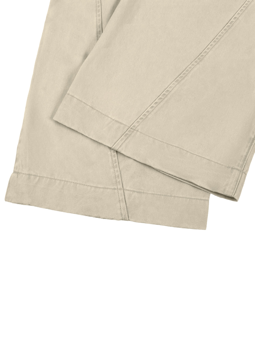 ODMPOD barrel leg trousers in dark fabric, showcasing relaxed fit and stylish design on a model.